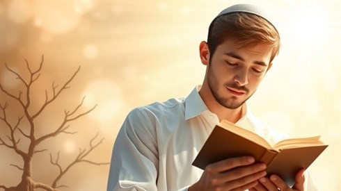 איש לומד ושורשים.jpg