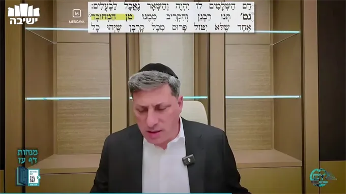 Daf Yomi Menachot Daf 77