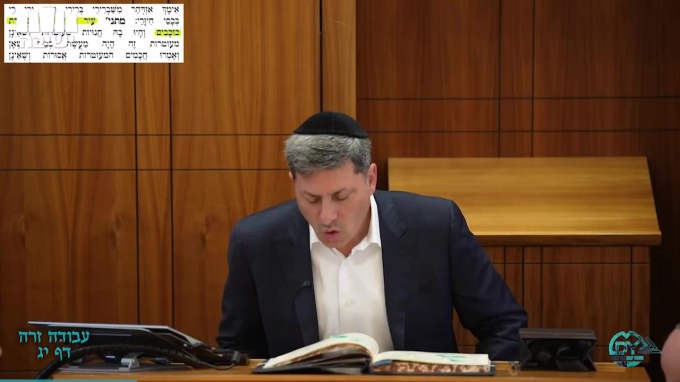Daf Yomi Avodah Zarah Daf 13