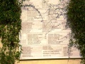 לוח זיכרון לנספים בשואה מיהדות פירנצה בכניסה לבית הכנסת הגדול של פירנצה